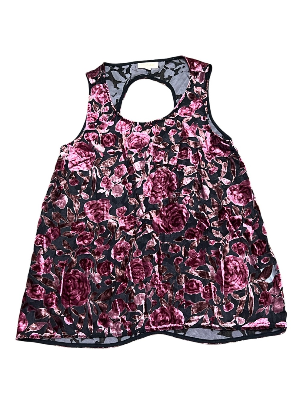 ModCloth Women’s Velvet Sleeveless Top Size M